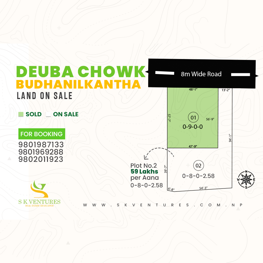 Exclusive  plot with housing facility at Deuba Chowk Budhanilkantha