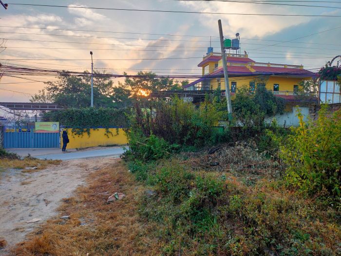 Land on Dhapakhel Main Road