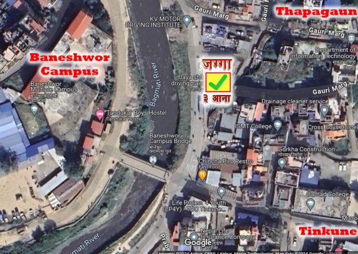 Land sale at Tinkune