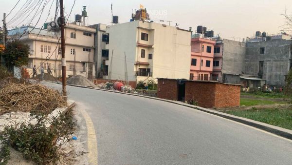 4 aana 3 paisa Land on sale at Gothatar, Kathmandu 20 ft road