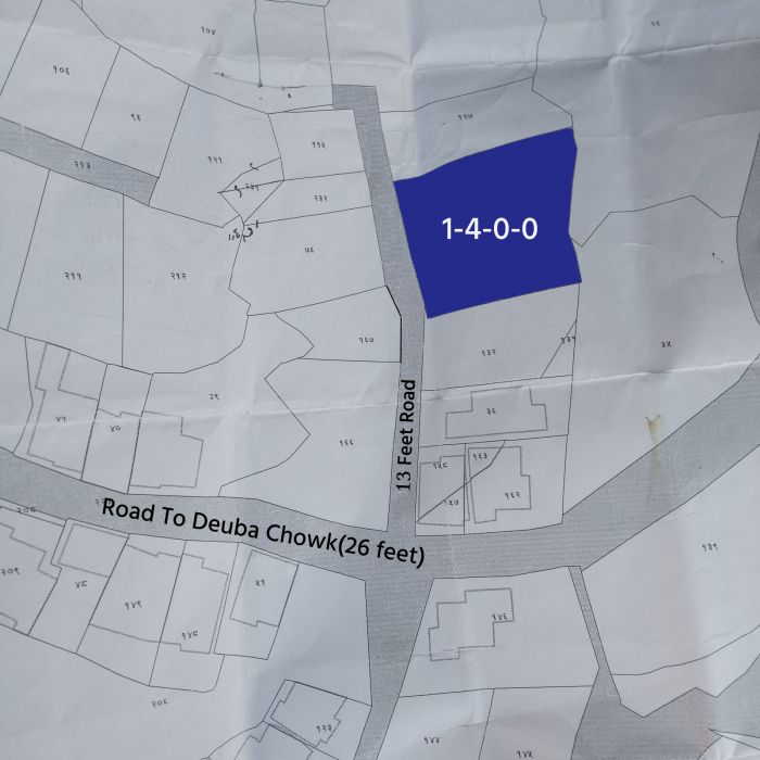 Land On Sale in Budhanilkantha