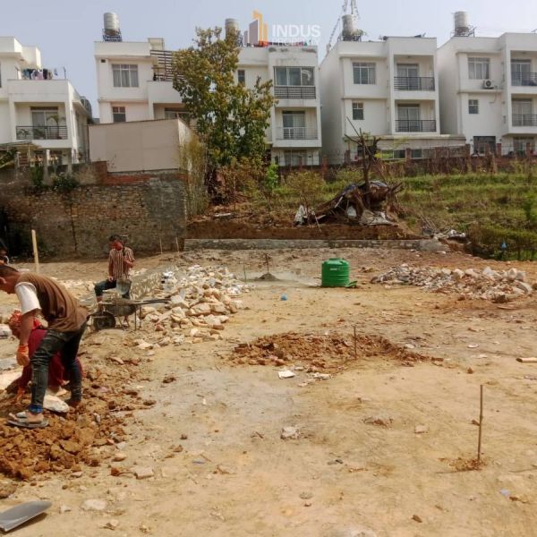 4 roapni land on sale at Shital height, Imadol 13 ft road