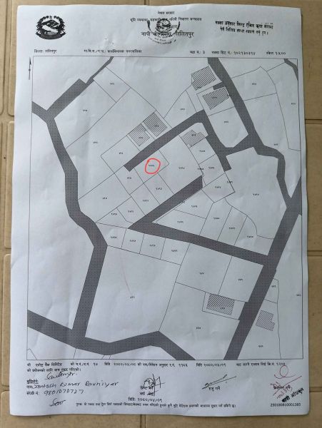 4.5 aana land for sale at Bhaisepati