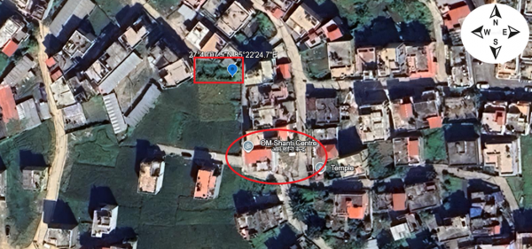 Land at Chardobato Bhaktapur, Behind Rose village. Near Om Shanti building