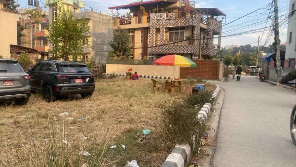 5.5 aana land with 16 ft road on sale at Pepsicola Kathmandu