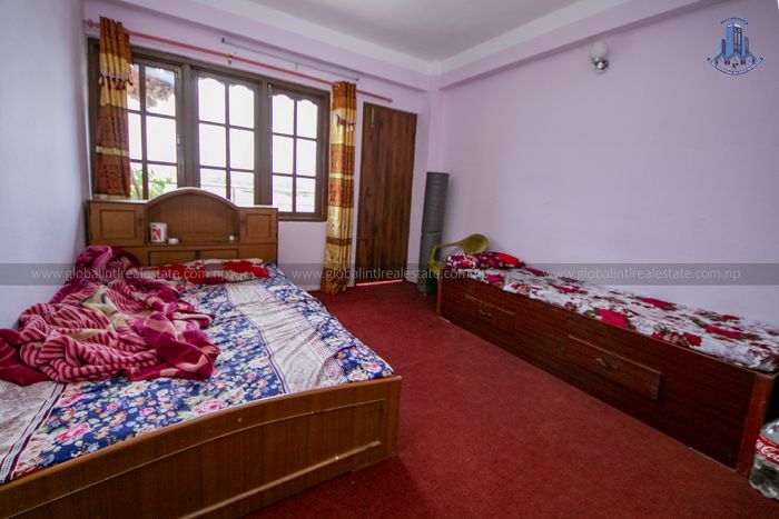 New attractive house for urgent sale near Jayanepal Chowk, 1.5 km from Balaju New Bus Park.