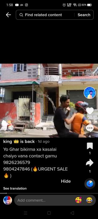 House for sell in simara bara