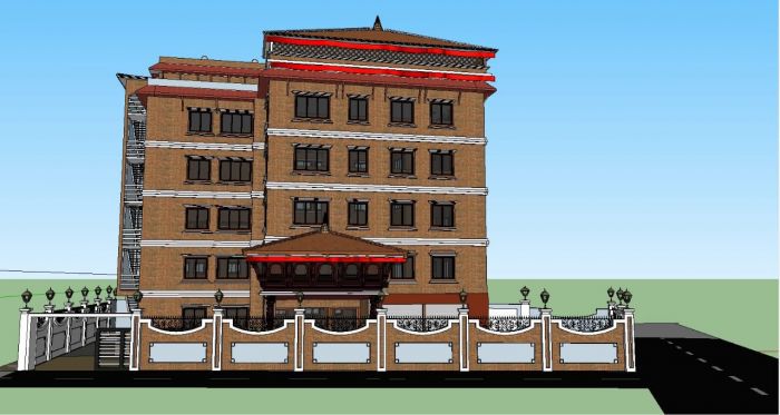 Commercial  building  on rent at lazimpat