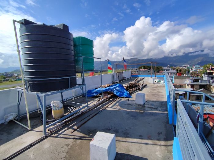 2BHK Flat with parking near old airport