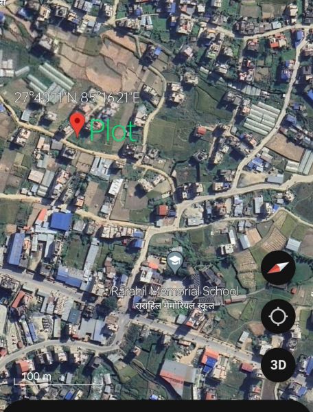 Land for sale at Rarahill School Kirtipur