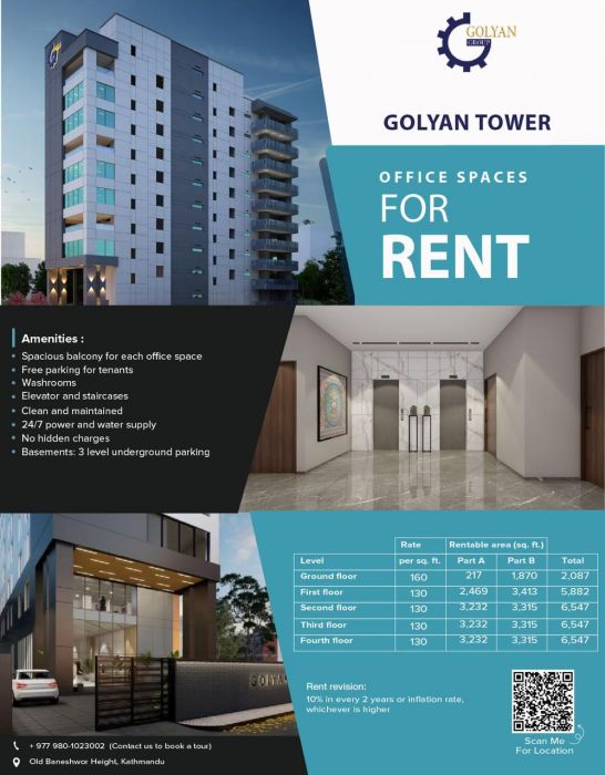 Newly constructed building available for office space