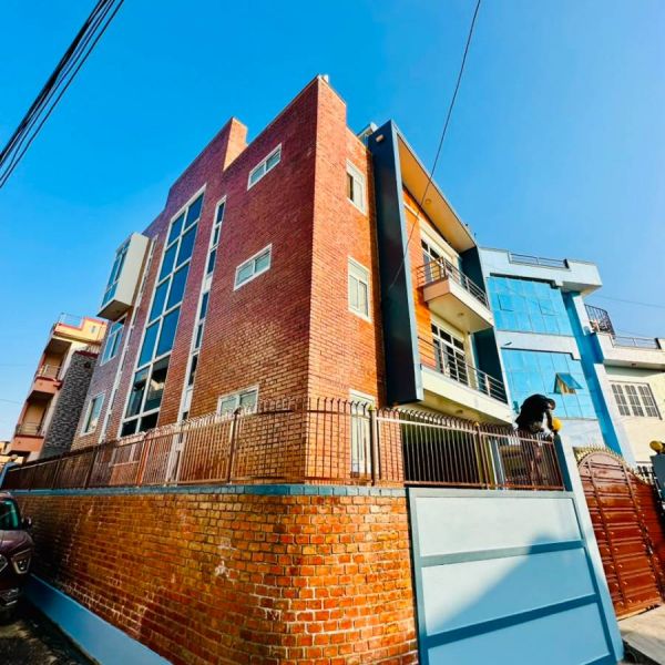 Modern 3-Storey house for sale in  United Colony Phase II, Changathali, Lalitpur