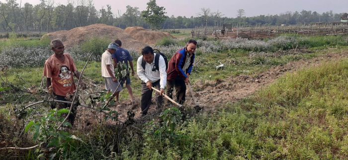 Land of plotting on sale beside Hulaki Highway at Rajapur Municipality, Ward No.04, Bardiya