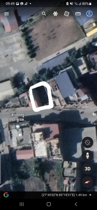 Land on sale near by triyog school and new tokha bhatbatini