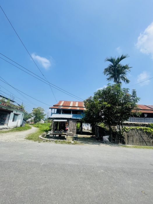 Land and house package for sale.