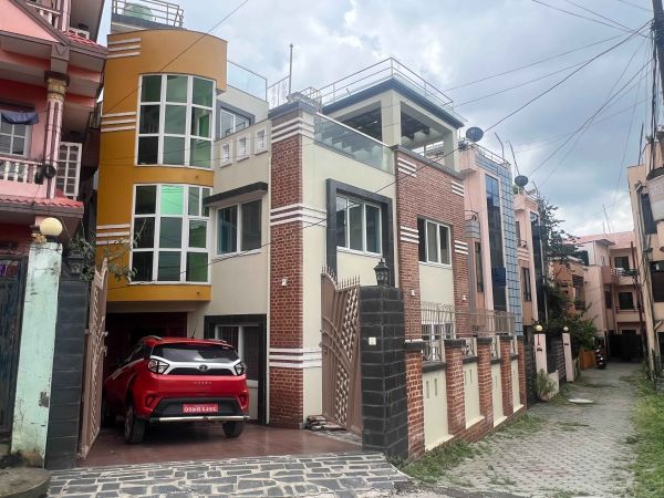 Triplex House for Sale at Krishna Mandir, Imadol