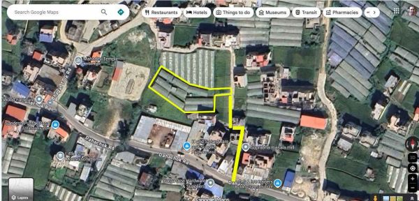 Land on Rent for Commercial / Godown Purpose – Chandragir-12, Kalopani Area