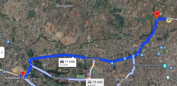 Bhaktapur Nagarpalika-10 ma 9 Aana plotting jagga