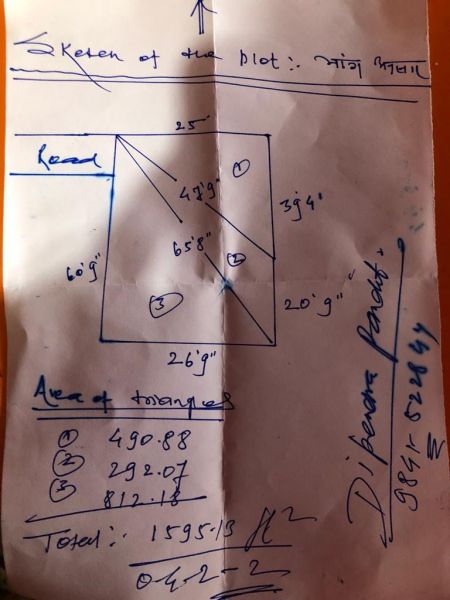 4 aana 2 paisa land for sale in Bhangal Budhanilkantha