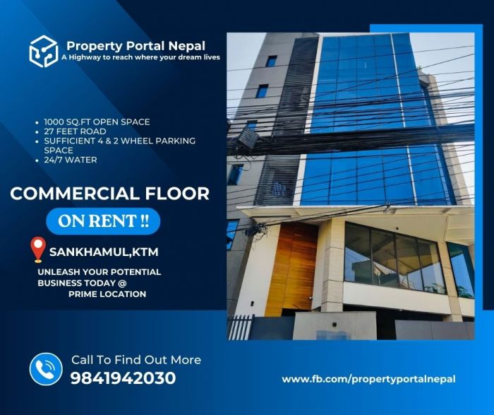 Commercial space rent for office at prime location of Kathmandu and Lalitpur.