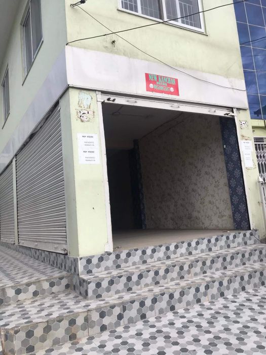 Shutter and shop space