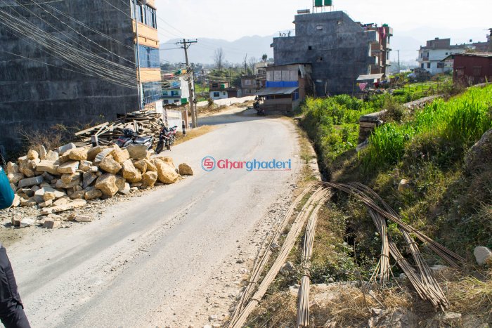 5 anna land for sale in Basbari 7 Changunarayan Bhaktapur