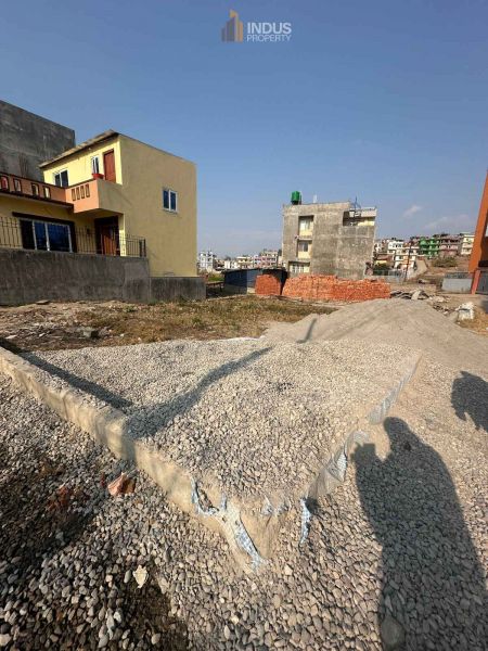 5.5 aana land  with 13 ft road on sale at Bhandari gau, Imadol