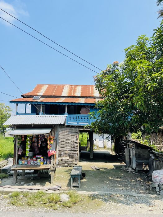 Land and house package for sale.