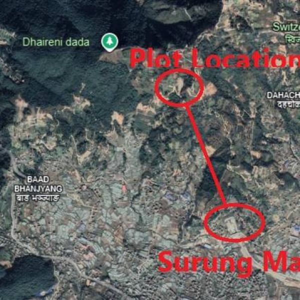 Land sale in Dahachok kathmandu Just above Surunga marga 