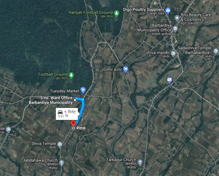 Land 4 Urgent Sale - Rs42,500/dhur - face 185 meter connceted with 12 meter Gravel Road 