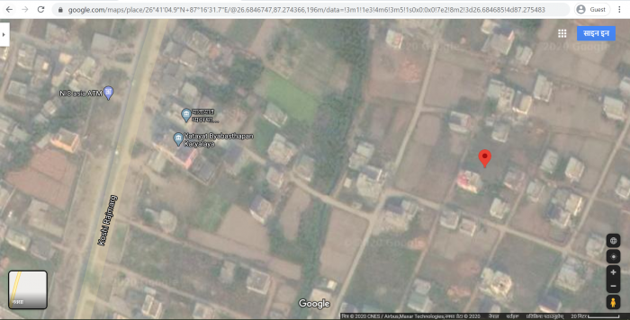 land sale itahari near garima hotel 7.25 dhur, 5,00,000 per dhur
