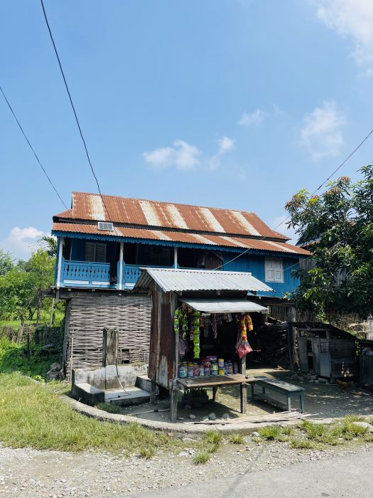 Land and house package for sale.