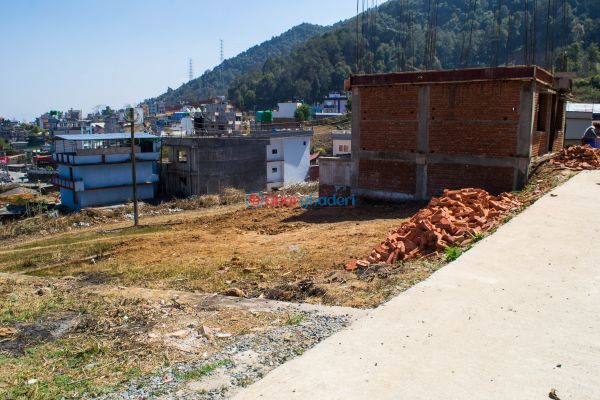 4 Aana land piece for sale at Thankot, Near Chandragiri Cable Car Chowk