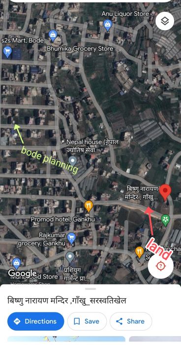 New land sell in near Bode planning bhaktapur
