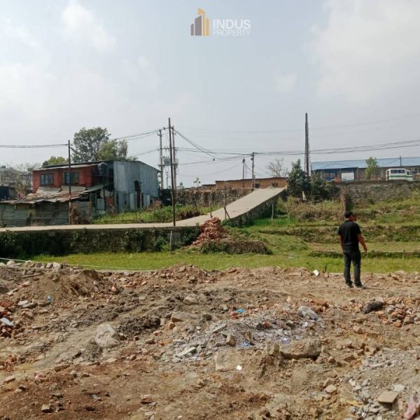 4 roapni land on sale at Shital height, Imadol 13 ft road