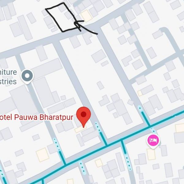 land for sale near bharatpur-7 hotel pauwa opposite 