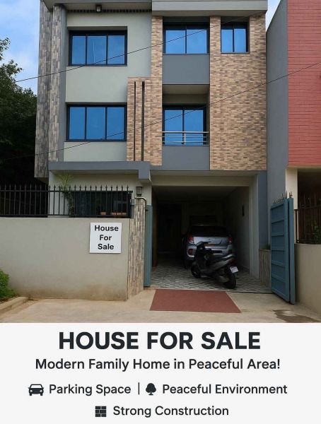 “Beautiful 3-Storey House for Sale on 4 Aana Land – Built in 2074 BS” “Beautiful 3-Storey House for Sale on 4 Aana Land – Built in 2074 BS”