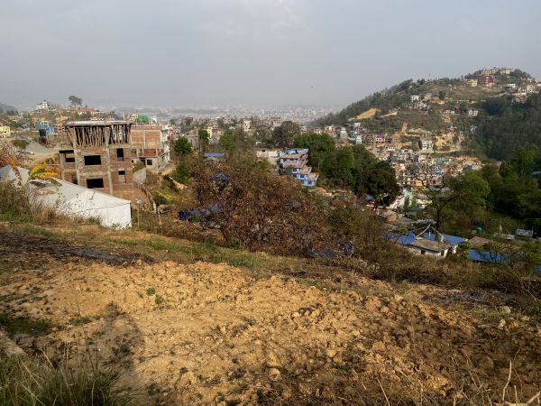 Resident land in Sitapaila with the view of Kathmandu