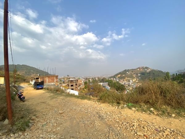 Resident land in Sitapaila with the view of Kathmandu