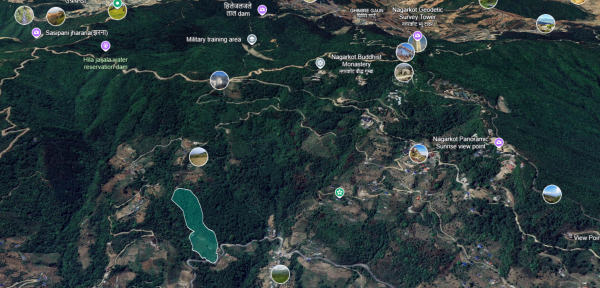 Prime Highway-Touch Land for Sale in Nagarkot!
