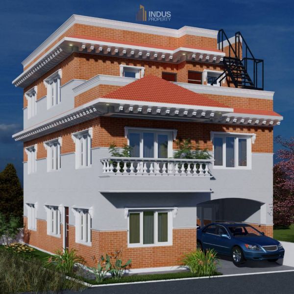 House on sale at Hattigauda 4 aana 13 feet road