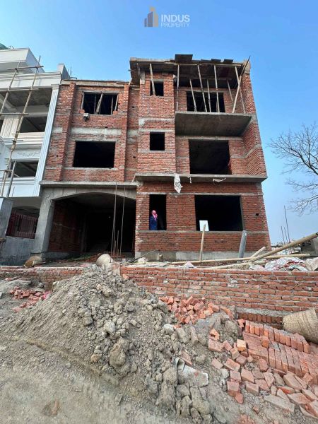 6 beds 2 living  house buit on 3 aana land is sale at Tikathali, Imadol