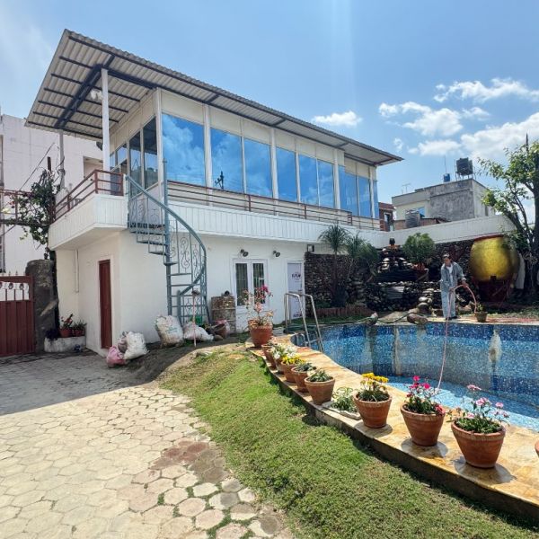 Compounded property in 1 Ropani area for rent / lease At  Hattiban Lalitpur 