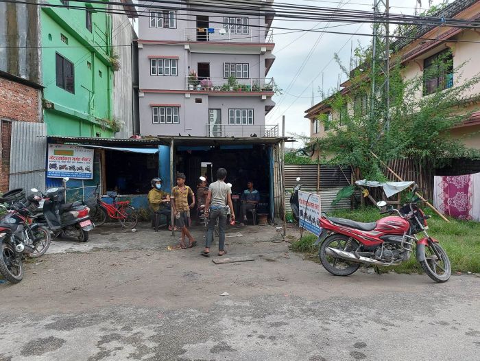 A North-facing commercially-valuable or residual land plot is available in a high-economic zone "Krishithok Bazaar" of Birtamode A North-facing commercially-valuable or residual land plot is available in a high-economic zone "Krishithok Bazaar" of Birtamode