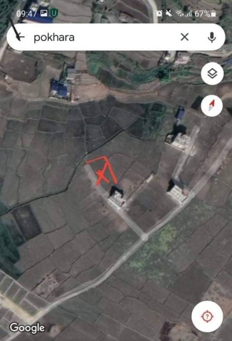 cheap land for sale in Pokhara, Kamalpokhari Puruwa side