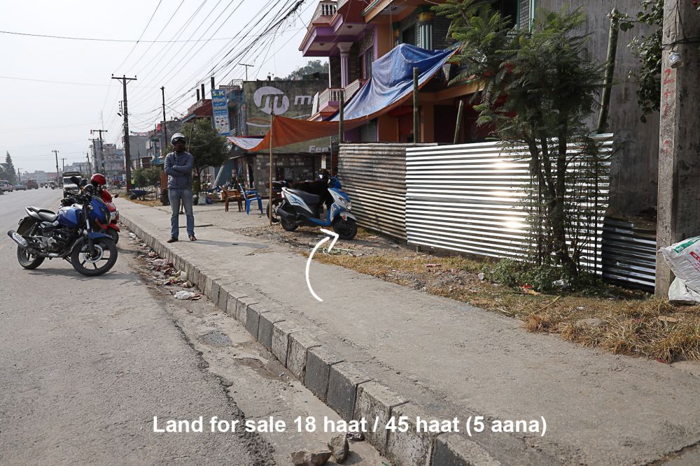 5 aana land on sale at Parsyang Pul of Pokhara-Baglung Highway