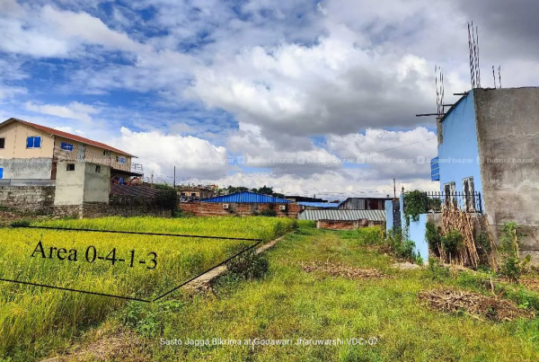 Godawari Municipality ma parne Jharuwarasi VDC-07 ma raheyko jagga bikrima