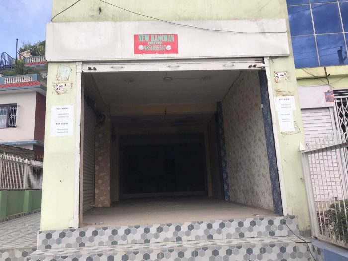 Shutter and shop space