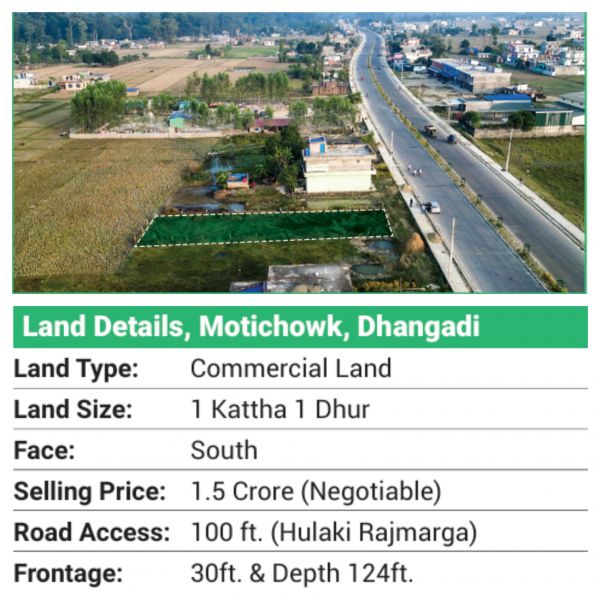 Land for sale in Motichowk, Dhangadi