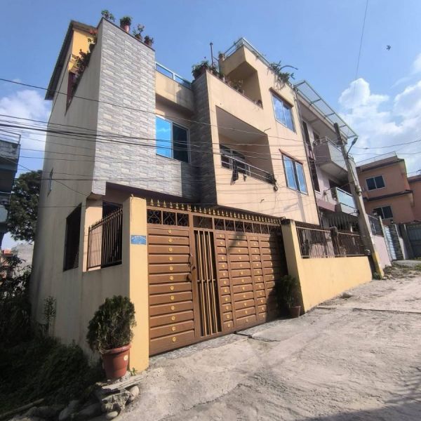 6 bed 2 kitchen house on sale at Kausaltar, Bhaktapur